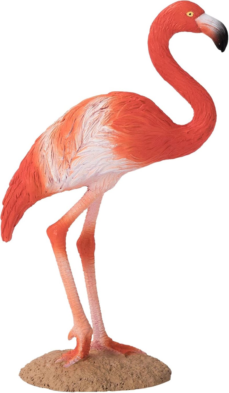 MOJO American Flamingo Wildlife Animal Model Toy Figure - Image 1